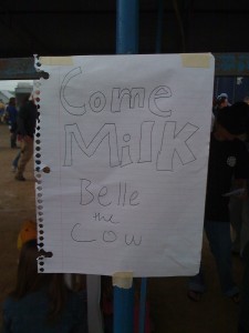 Come Milk Belle the Cow